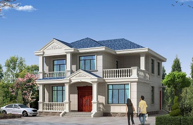 造價25萬左右的二層自建房屋設(shè)計圖，12*13m，美觀大氣