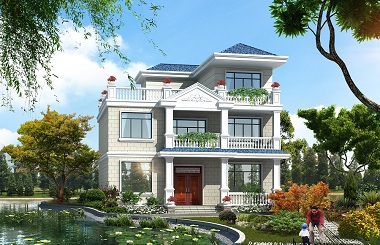 簡(jiǎn)單干凈的三層自建房屋設(shè)計(jì)圖，造價(jià)30萬(wàn)左右，軒鼎原創(chuàng)出品