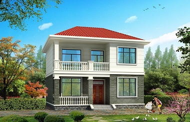 小二溫馨的二層田園別墅施工圖，造價(jià)18萬左右，軒鼎原創(chuàng)出品