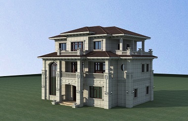 造價(jià)50萬(wàn)左右3層自建復(fù)式別墅設(shè)計(jì)圖，含全套完善施工圖紙