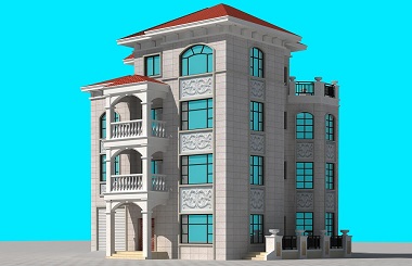 占地160平方米經(jīng)典四層復式別墅設計圖，帶有室內車庫