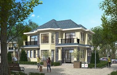 經(jīng)典二層自建別墅設(shè)計圖，自建別墅圖紙