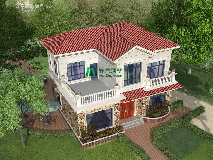 1新農(nóng)村時尚二層小別墅設計圖3.jpg