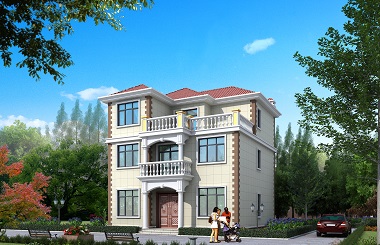 現(xiàn)代經(jīng)典三層自建別墅設(shè)計(jì)圖，農(nóng)村自建房屋