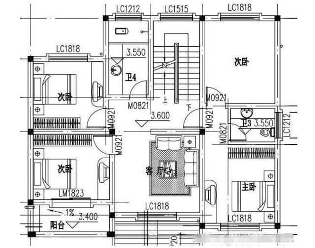 小戶型別墅怎么能全部把空間利用起來(lái)呢？來(lái)看看這套別墅把！
