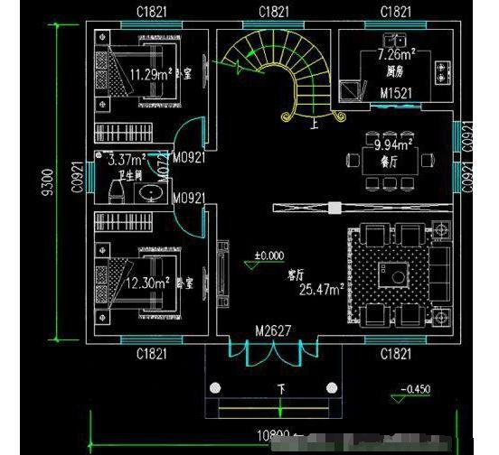 小戶型有大價值的理論不是空穴來風，兩款方案一款低調的二層結構、一款豪華三層結構，總有一款你能看得上!