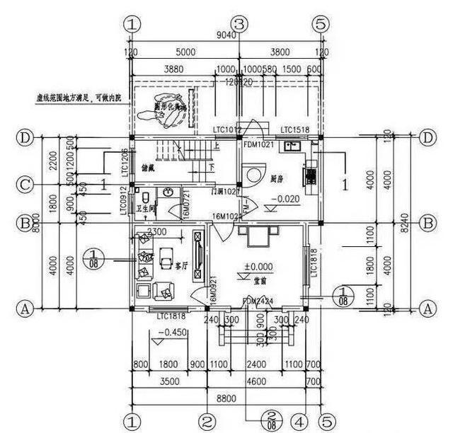 房子只要夠住就可以了，而且在宅基地上建房子，小有小的好處，因?yàn)槟芙o院子留出更大的空間！