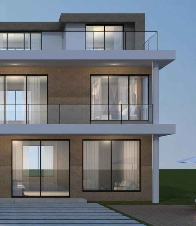 100平方米現(xiàn)代風(fēng)格的小型家庭別墅設(shè)計