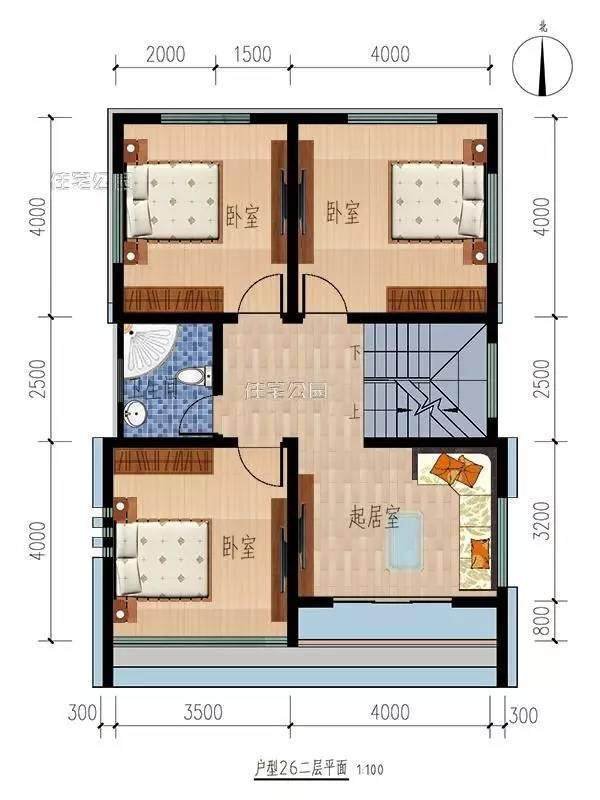 農(nóng)村常見的宅基地大多是100平上下，今天推薦的這2套別墅戶型占地不到100平，卻是外觀精美布局實(shí)用，一起來看下吧！