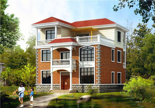 下面介紹的是3款宅基地大小一致，但是建出來的3款別墅不一致，看看你更喜歡哪款？