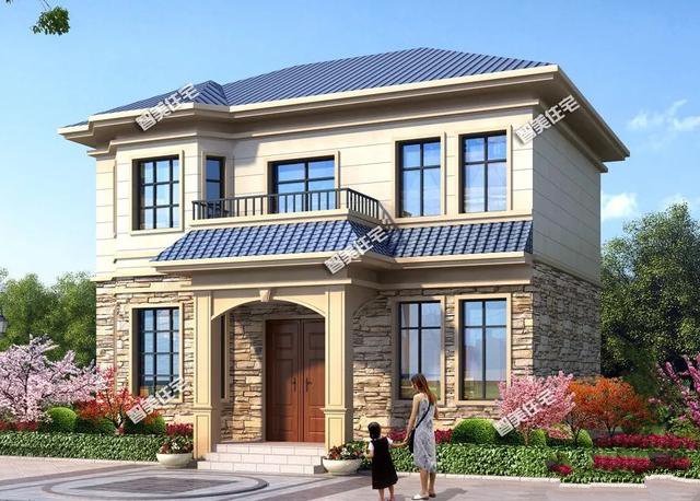 價(jià)預(yù)算低，宅基地不大，一般考慮建一棟小面積的二層或三層別墅，下面介紹兩款小面積設(shè)計(jì)的農(nóng)村別墅！