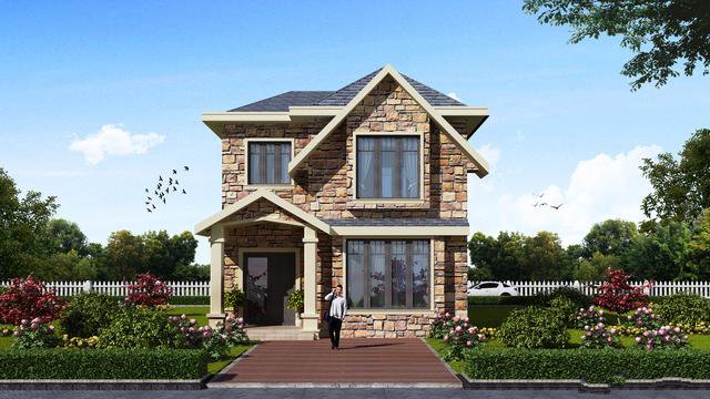 在農(nóng)村是各家各戶的自建房屋，塔樓看上去更有獨(dú)立性，樣式也更獨(dú)特!