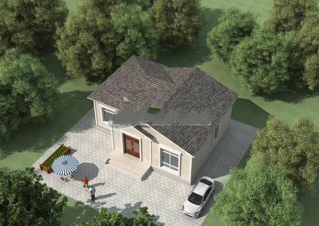 　這種設(shè)計(jì)的一樓別墅在農(nóng)村不僅是優(yōu)雅和優(yōu)雅的，但也使鄰居后悔他們建得太早!