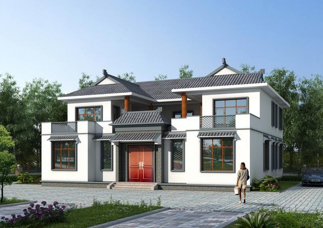 中國農(nóng)村四合院的設(shè)計已經(jīng)完成，只花了40萬元。