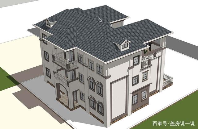 獲取了財(cái)富，在村長(zhǎng)家對(duì)面蓋一棟下面這樣的別墅，怕不得村長(zhǎng)女兒自己要哭著喊著要嫁過(guò)來(lái)哦！