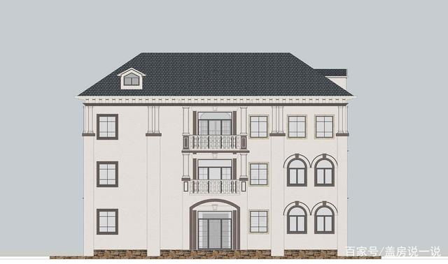 獲取了財(cái)富，在村長(zhǎng)家對(duì)面蓋一棟下面這樣的別墅，怕不得村長(zhǎng)女兒自己要哭著喊著要嫁過(guò)來(lái)哦！