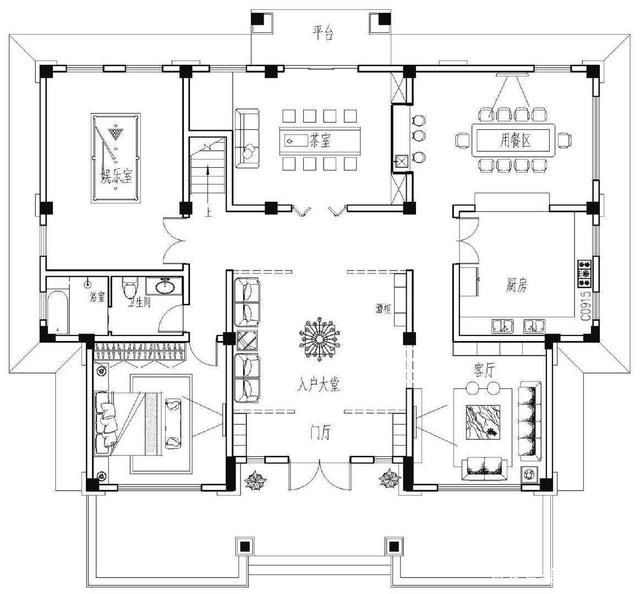 獲取了財(cái)富，在村長(zhǎng)家對(duì)面蓋一棟下面這樣的別墅，怕不得村長(zhǎng)女兒自己要哭著喊著要嫁過(guò)來(lái)哦！