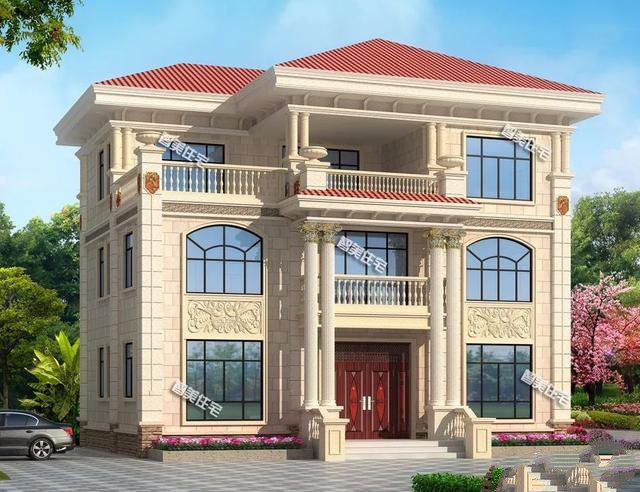 農(nóng)村有很多建好的別墅，是采用簡歐式風(fēng)格設(shè)計(jì)的，在眾多的樓房之中，看起來特別的亮眼，您喜歡這樣的設(shè)計(jì)嗎!