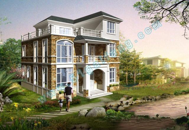 100平方米的鄉(xiāng)村自建設(shè)計打造出最美麗的別墅,小空間大用途！