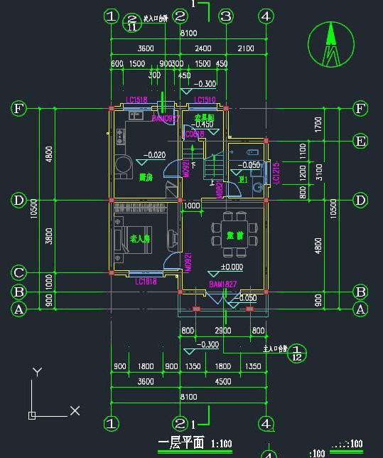 農(nóng)村小房子占地不足90平米的農(nóng)村自建房設(shè)計(jì)圖，空間尺度設(shè)計(jì)適宜，空間利用率極高!