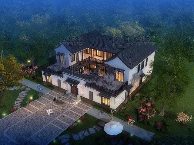 這座21米長、兩層樓高的中國別墅，白色的墻壁和青黛色的確是最美麗的中國風格!