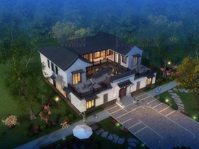 這座21米長、兩層樓高的中國別墅，白色的墻壁和青黛色的確是最美麗的中國風格!