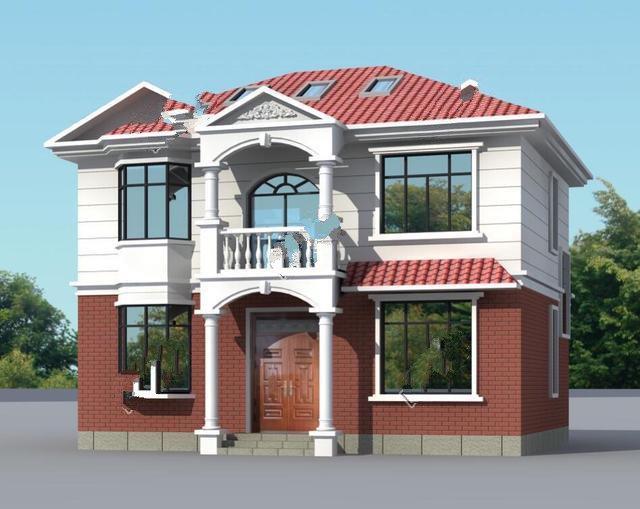 這款二層小洋樓，待挑空客廳布置，只是平時多操了點心，因此打造了時尚美觀的豪華別墅，到底是怎么修建的呢？