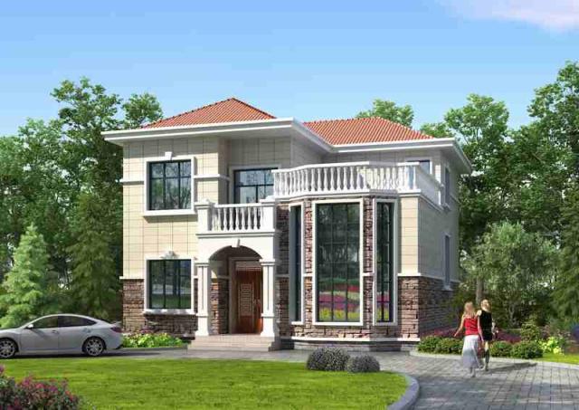 農(nóng)村自建別墅，有5個(gè)房間和2個(gè)大廳，比住在樓房里舒服多了！