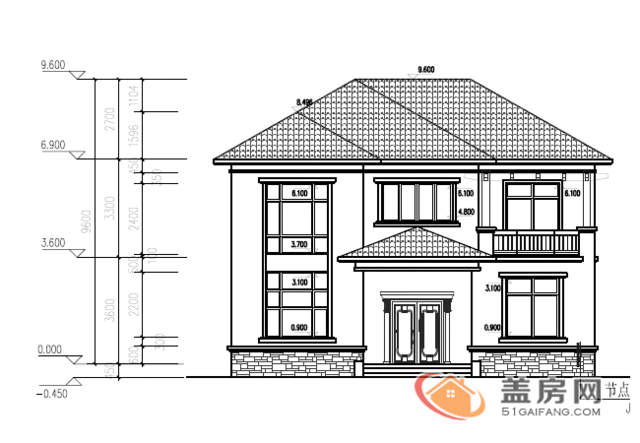 推薦了一套比價(jià)通用并且物美價(jià)廉的農(nóng)村120平方三層自建房子圖紙，造價(jià)僅需20萬元，各位小主可以來參考下。