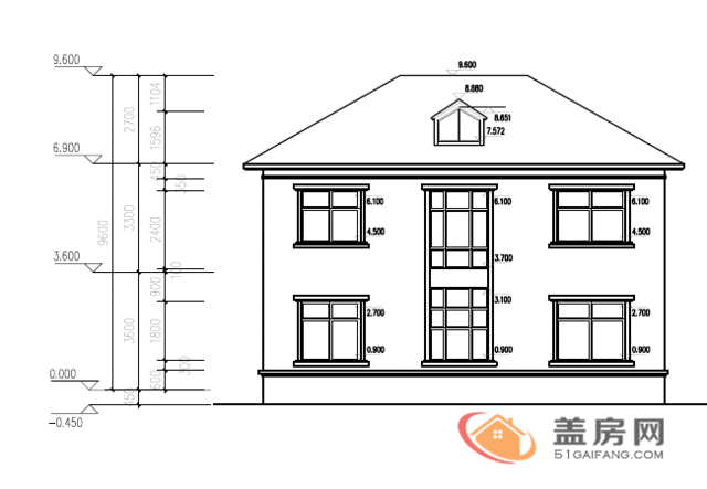 推薦了一套比價(jià)通用并且物美價(jià)廉的農(nóng)村120平方三層自建房子圖紙，造價(jià)僅需20萬元，各位小主可以來參考下。