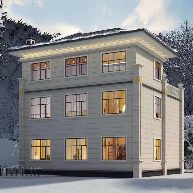 今天繼續(xù)帶大家看一棟歐式別墅。歐式風(fēng)格的別墅往往更加簡潔，超大的落地窗面積，給房間帶來更加現(xiàn)代的舒適感!