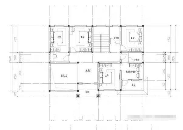 推薦一款三層的自建房，四開間的結(jié)構(gòu)這樣的設(shè)計方案，帶立面效果圖，看起來更加的直觀!