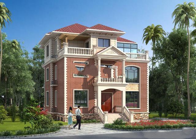 小編就給大家?guī)硪豢畹叵率业臍W式三層別墅，個性十足，村里人頭來羨慕的眼光！