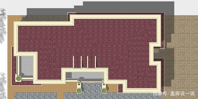 建筑屬于歐式風(fēng)格別墅，一共有三層，第一層做了一個地下室的設(shè)計，建筑整體看起來比較時尚大氣，讓人一看就感覺很豪華。