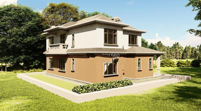 經(jīng)典歐式二層別墅設(shè)計(jì)，大空間滿足您的社交需求！