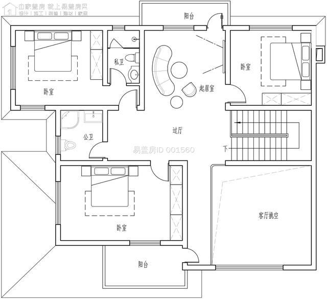經(jīng)典歐式二層別墅設(shè)計(jì)，大空間滿足您的社交需求！