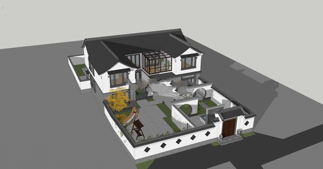 休閑中式住宅，帶陽光室，滿足家庭成員休閑需求,度假交友的最佳之選