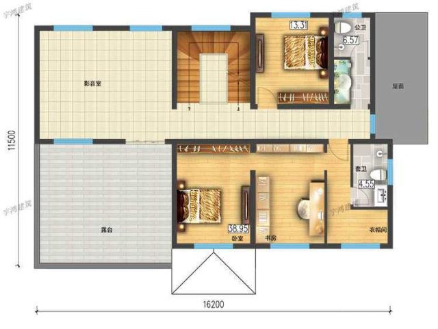 小編給大家推薦一套最新的2020年新款三層別墅設(shè)計(jì)圖紙及效果圖，外觀漂亮，造價(jià)經(jīng)濟(jì)