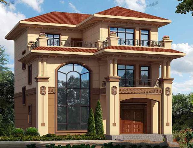 小編給大家推薦一套最新的2020年新款三層別墅設(shè)計(jì)圖紙及效果圖，外觀漂亮，造價(jià)經(jīng)濟(jì)