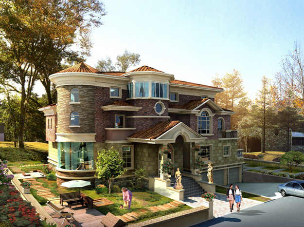 讓人眼前一亮的新別墅設(shè)計效果圖，現(xiàn)代感十足！