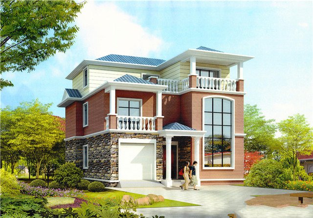 下面介紹的是3款宅基地大小一致，但是建出來的3款別墅不一致，看看你更喜歡哪款？？？