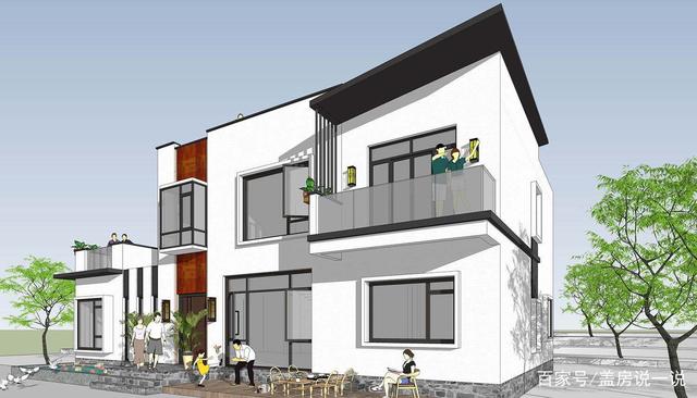 　別墅設(shè)計：高度被人贊揚(yáng)的兩層半現(xiàn)代別墅，時尚、簡單、耐用！