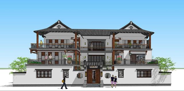 如果你有能力的話，會不會也考慮為父母建造一套鄉(xiāng)村別墅呢？那么這樣的農(nóng)村自建別墅，有沒有驚艷到你？