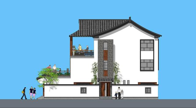 如果你有能力的話，會不會也考慮為父母建造一套鄉(xiāng)村別墅呢？那么這樣的農(nóng)村自建別墅，有沒有驚艷到你？