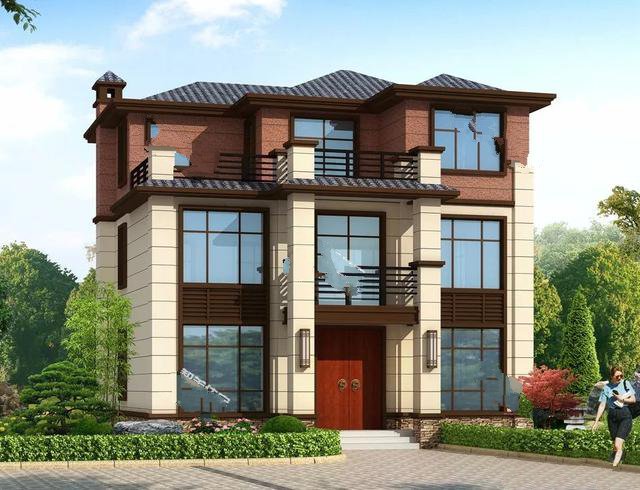 這兩棟別墅大小相似，屋頂設(shè)計(jì)不同，可以滿足不同人群的需求。這兩棟別墅采用新中式設(shè)計(jì)，復(fù)古碰撞時(shí)尚！