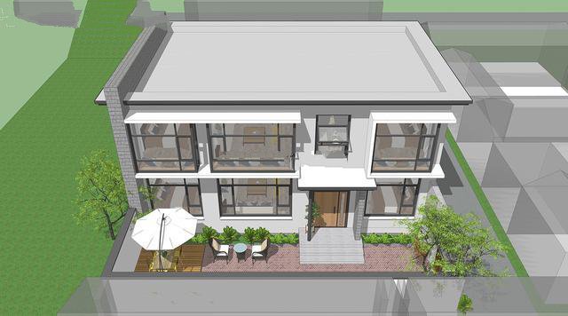 　帶有庭院的現(xiàn)代別墅比城市套房有更好的生活體驗,你也一定會這么認為吧！