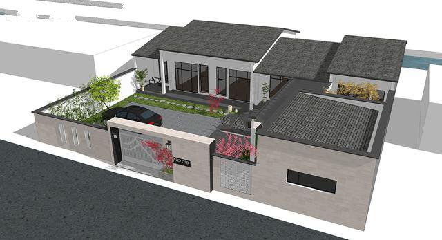 該建筑的首層空間配有幾間臥室，具有基本的公共功能空間戶外休閑空間和觀賞區(qū)，充分創(chuàng)造了優(yōu)雅浪漫的生活方式！