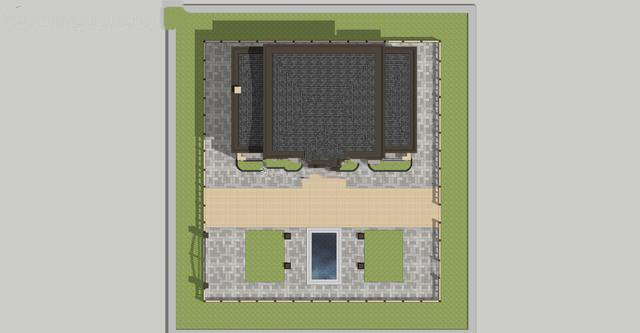 建筑師將庭院分為兩個主要區(qū)域：左邊的休閑區(qū)和中間的景觀區(qū)。公共空間以開放的現(xiàn)代設(shè)計為風(fēng)格,風(fēng)景美不勝收！