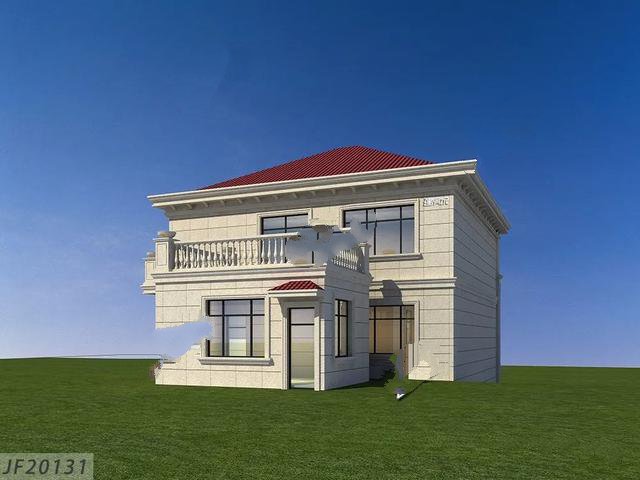 　農(nóng)村住宅圖紙：帶車庫的農(nóng)村別墅，燕價值與力量并存，勢頭強勁