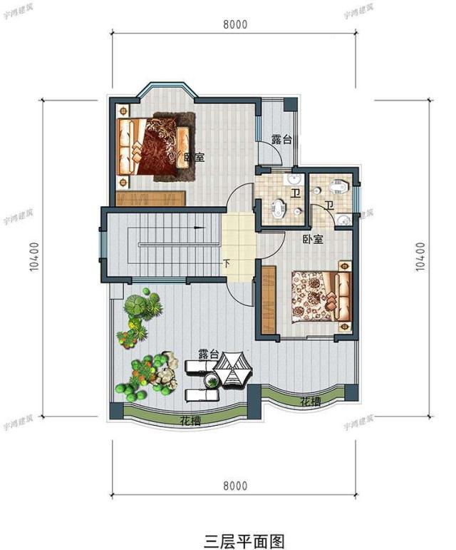 今天，我向大家推薦30萬套三層別墅的設(shè)計。非常讓人喜歡它，讓人眼前一亮！